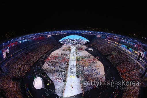 2016 리우올림픽 개회식 모습. 사진= ⓒGettyimages/이매진스