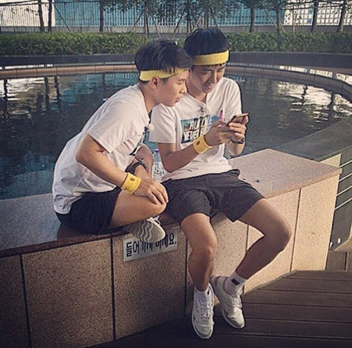 개그맨 양세형-가수 황광희(오른쪽). 사진출처｜황광희 인스타그램