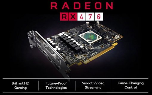 AMD 라데온 RX 470의 기판 (출처=AMD)