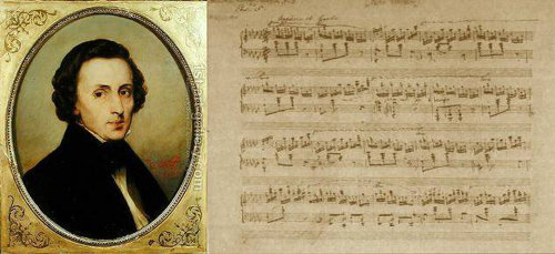 [그림 1] 쇼팽(Frederic Chopin·1810∼1849)의 연습곡 ‘흑건’(Etude Op.10 No.5) 자필 악보