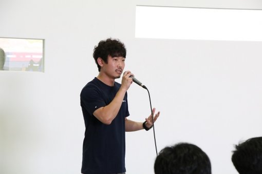 DJI 아레나에 대해 설명하는 문태현 DJI 코리아 법인장. (출처=IT동아)