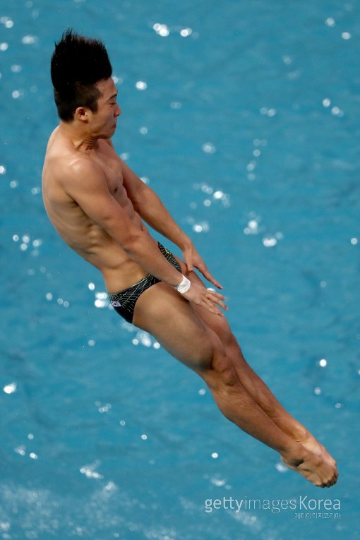 올림픽 남자다이빙대표 우하람. 사진=ⓒGettyimages이매진스