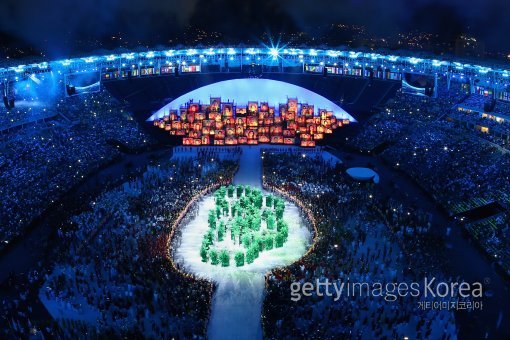 2016 리우올림픽 개막식 모습. ⓒGettyimages/이매진스