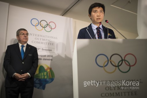 IOC 선수위원 유승민(오른쪽). 사진=ⓒGettyimages이매진스