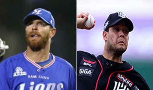 전 삼성 벨레스터- 전 kt 피노(오른쪽). 사진｜스포츠동아DB·스포츠코리아