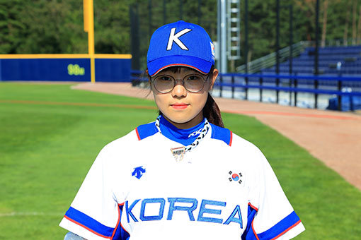 여자야구 국가대표 김라경. 사진제공｜한국여자야구연맹