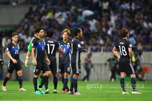 일본축구대표팀. 사진=ⓒGettyimages이매진스