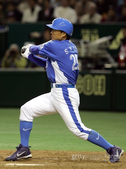 2006년 제1회 월드베이스볼클래식 당시 이승엽. 사진=ⓒGettyimages이매진스