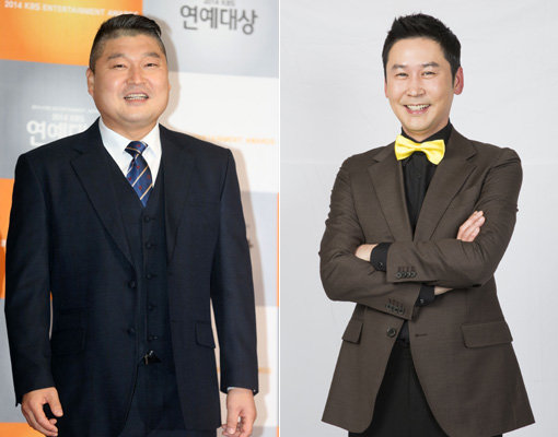 방송인 강호동-신동엽. 동아닷컴DB·UPI코리아