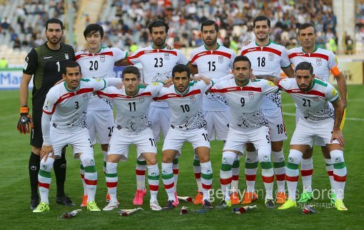 이란 국가대표팀. 사진=ⓒGettyimages이매진스