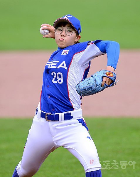 여자야구대표팀 김라경. 스포츠동아DB