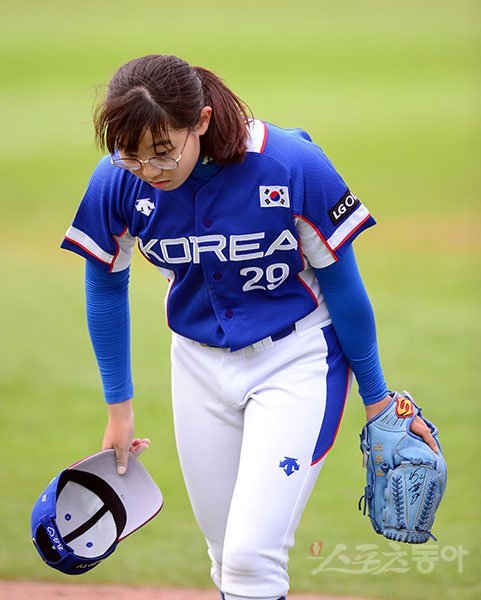 여자야구대표팀 김라경. 스포츠동아DB