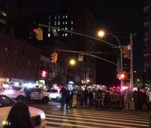 사진=뉴욕 맨해튼서 폭발 사고 /트위터 캡처