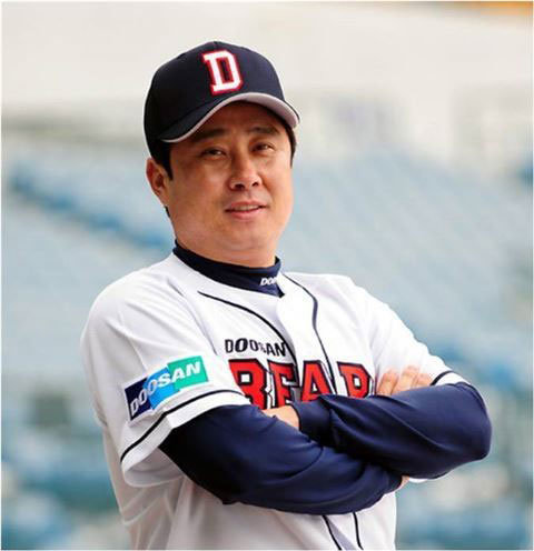 두산 코치 시절 김태형. 사진제공｜두산 베어스