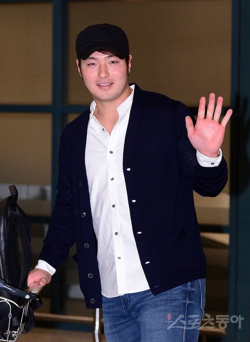 미네소타 박병호. 인천국제공항 | 김진환 기자 kwangshin00@donga.com