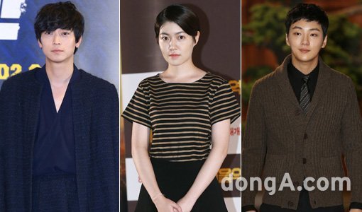 배우 강동원-심은경-윤시윤(맨 왼쪽부터). 동아닷컴DB
