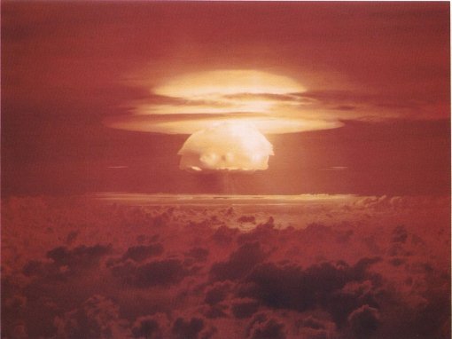 사진=캐슬브라보 폭발 실험 장면