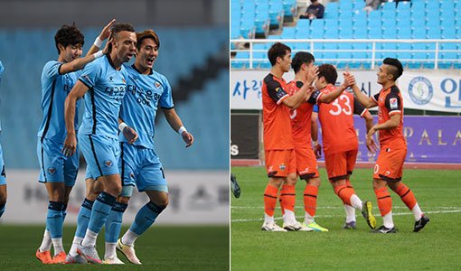 대구FC-강원FC(오른쪽). 사진제공｜한국프로축구연맹·강원FC