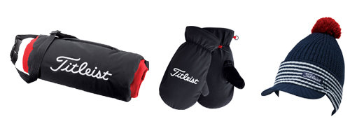 추운 날씨 속에서도 라운드를 즐기려는 골퍼들을 위해 다양한 월동 용품이 출시되고 있다. 타이틀리스트에서 출시한 방한용품들. 왼쪽부터 핸드워머, 벙어리장갑, 니트캡. 사진제공｜타이틀리스트