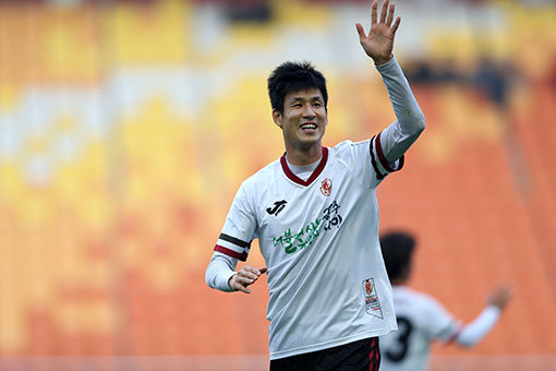 광주FC 정조국. 사진제공｜한국프로축구연맹