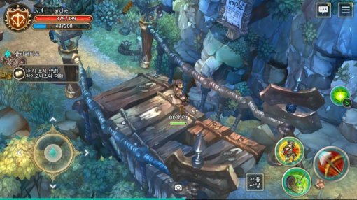 트리오브세이비어: 모바일 리메이크 스크린샷(출처=게임동아)