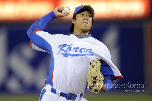 2009 WBC 당시 정현욱. 사진=ⓒGettyimages이매진스