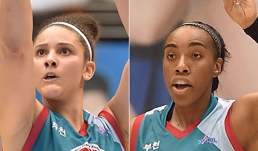 KEB 하나은행 어천와-쏜튼(오른쪽). 사진제공｜WKBL