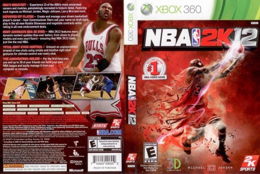NBA 2K 12 표지(출처=게임동아)