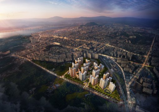 e편한세상 춘천 한숲시티. 대림산업 제공