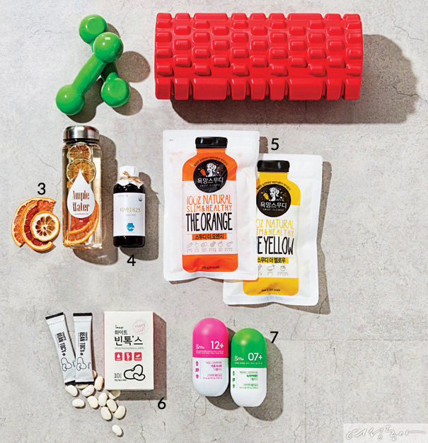 3 앰플라이프 레몬 1봉 7백90원, 라임 1봉 1천2백원, 자몽 1봉 1천5백원.4 티마1825＋ 150ml 2만5천원.5 박지윤의 욕망스무디 클렌즈 20팩 8만2천원.6 아이밀 화이트 빈톡스 5g×10 3박스 2만5천9백원.7 GRN+ 비포 그린라이트 가르시니아 12 플러스 850mg×90 + 애프터 그린라이트 녹차카테킨 7 플러스 850mg×60 8만7천원