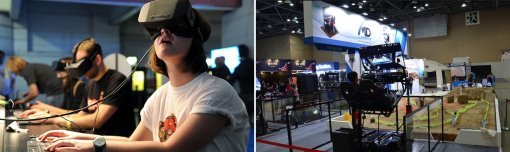 (헤드 트래킹이 되는 VR 시대가 다가오면서 체감형 기기의 체감 정도가 극대화되고 있는 상황)(출처=게임동아)
