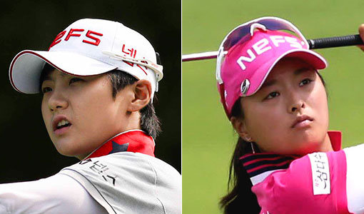 박성현-고진영(오른쪽). 사진제공｜KLPGA