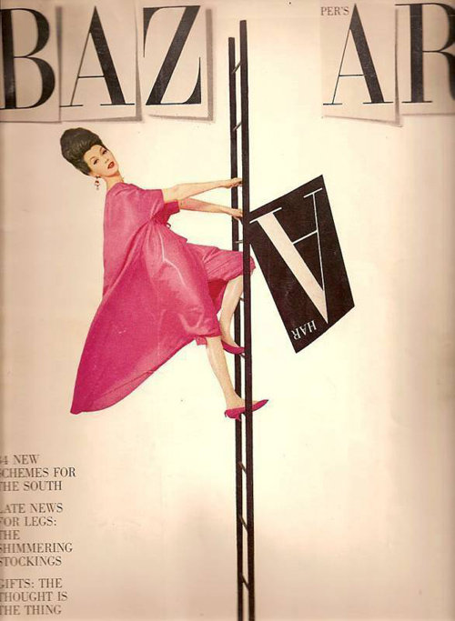 치나 마차도가 표지 모델로 등장한 패션잡지 하퍼스 바자 1959년 2월호.
