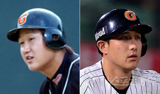 롯데 시절 이대호-황재균(오른쪽). 스포츠동아DB