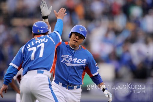 2009년 WBC 대표 당시 추신수. 사진=ⓒGettyimages이매진스