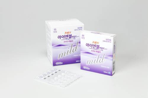 ‘프렌즈 아이엔젤’은 눈의 이물감과 안구건조증 해소효과가 있는 무방부 처리 1회용 인공눈물이다. JW중외제약 제공