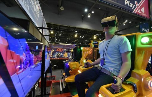 플레이엑스포2016 VR기기 사진제공:킨텍스