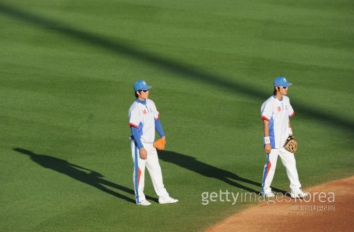 지난 2009년 WBC 대표팀의 미국 훈련 모습. 사진=ⓒGettyimages이매진스