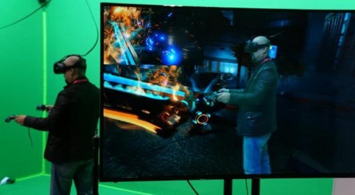 지스타2016 VR 게임 시연 '다크에덴' // 게임동아 제공