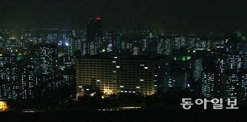 사진=평양 야경/동아일보DB