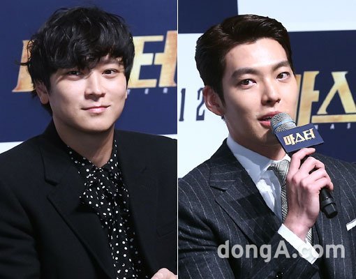 배우 강동원-김우빈. 동아닷컴DB
