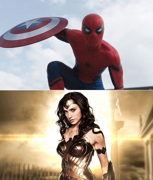 영화 스파이더맨-원더우먼. 사진제공｜워너브라더스·월트 디즈니 컴퍼니 코리아