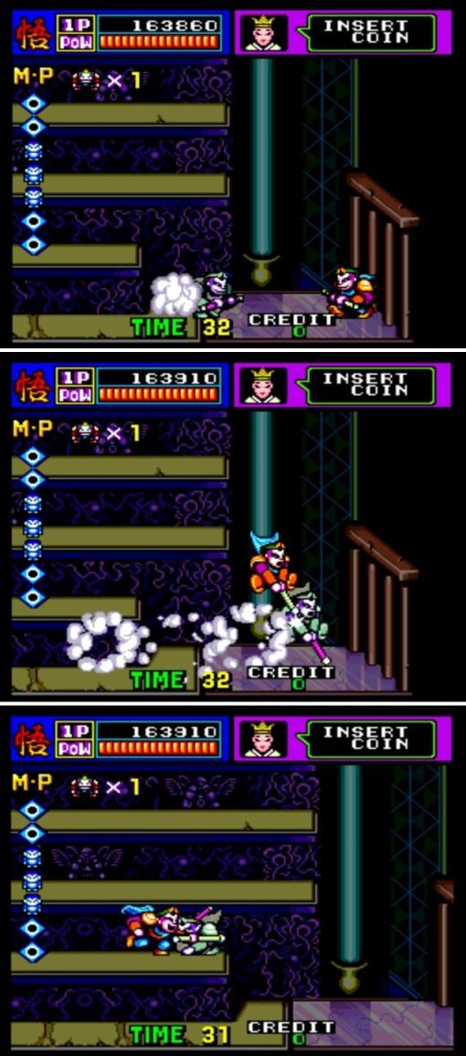 2스테이지 보스를 상대하는 것과 완전히 같은 4스테이지 보스(출처=게임동아)