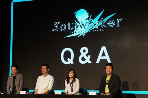 소울워커 미디어 쇼케이스 질의응답 현장(출처=게임동아)