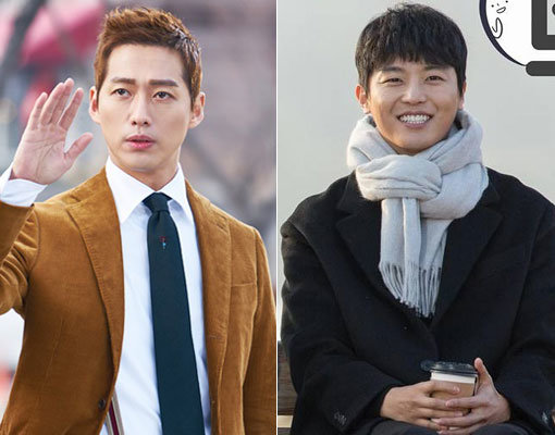 KBS 2TV ‘김과장’ 남궁민(왼쪽 사진)과 케이블채널 tvN ‘내성적인 보스’ 연우진이 전작과 다른 180도 변신을 예고했다. 사진제공 ｜ 로고스필름·tvN