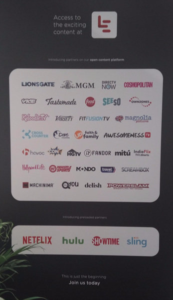 <러에코의 콘텐츠 파트너, 저렴한 가격만을 내세웠던 기존 중국 업체들과 양적인 면이나 질적인 면에서 근본적으로 다르다>(출처=IT동아)