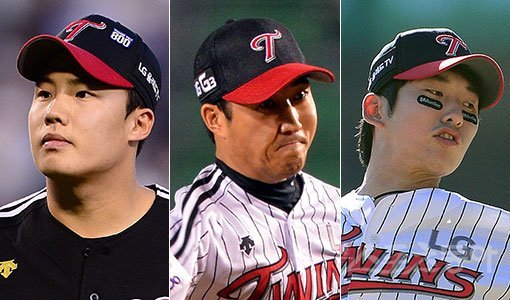 LG 임찬규-신정락-이준형(왼쪽부터). 스포츠동아DB