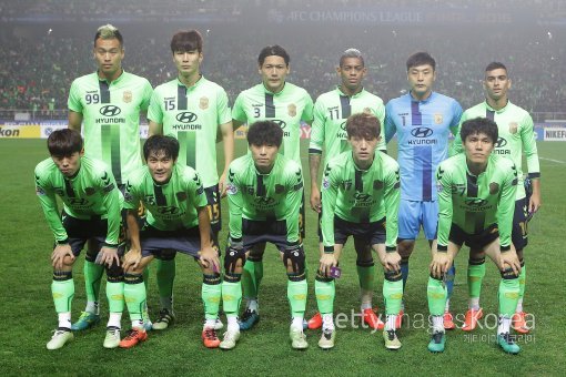 2016 ACL 결승 1차전 당시 전북현대 모터스. 사진=ⓒGettyimages이매진스