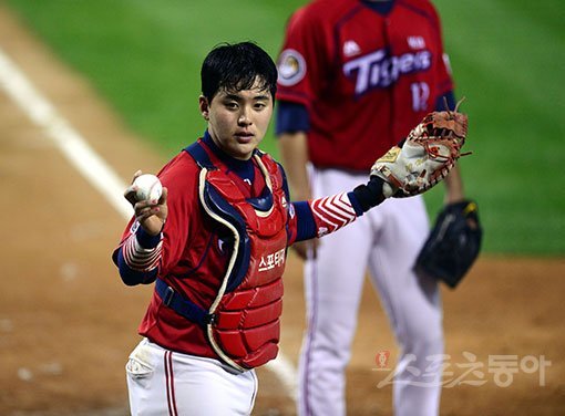 KIA 한승택. 스포츠동아DB