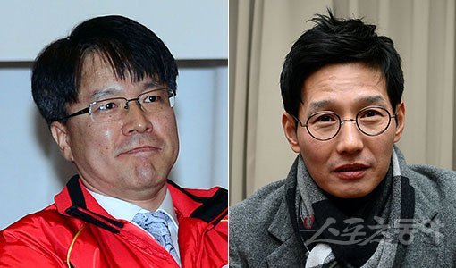 SK 류준열 사장-염경엽 단장(오른쪽). 스포츠동아DB